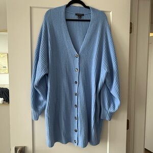 French Connection Light Blue Sweater Dress